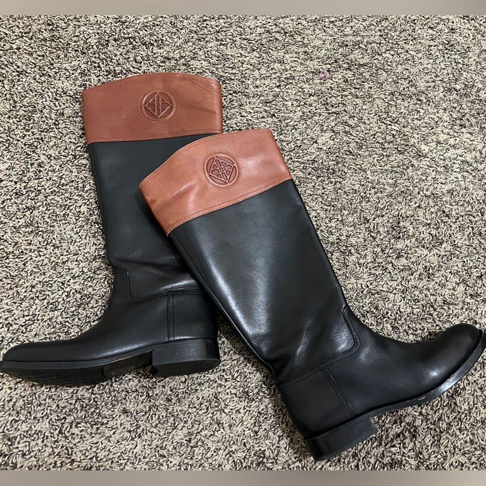 ANTONIO MELANI Black and Brown Winter Boots